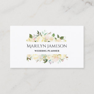 Vanilla Blossoms Hochzeitsplaner Visitenkarte