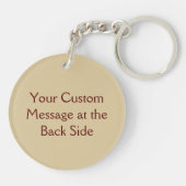 Vanilla Blume Icon Schlüsselanhänger (Rückseite)