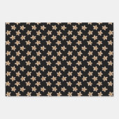 Vanilla Blume Muster Geschenkpapier Set (Vorderseite)