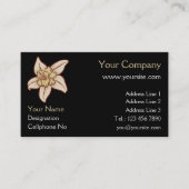 Vanilla-Blume Visitenkarte (Vorderseite)