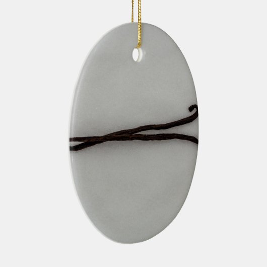 Vanilla-Bohne mit Zucker Keramikornament (Rechts)