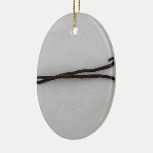 Vanilla-Bohne mit Zucker Keramikornament (Links)