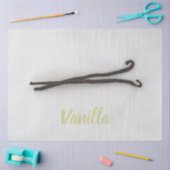 Vanilla-Bohne mit Zucker Seidenpapier (Basteln)