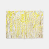 Vanilla Cake Aspen Trees Fleecedecke (Vorderseite (Horizontal))