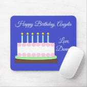 Vanilla Cake & Happy Birthday Mousepad (Mit Mouse)