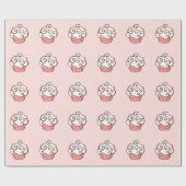 Vanilla Cupcake Wrapping Paper Geschenkpapier (Flach)