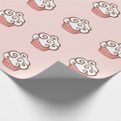 Vanilla Cupcake Wrapping Paper Geschenkpapier (Ecke)