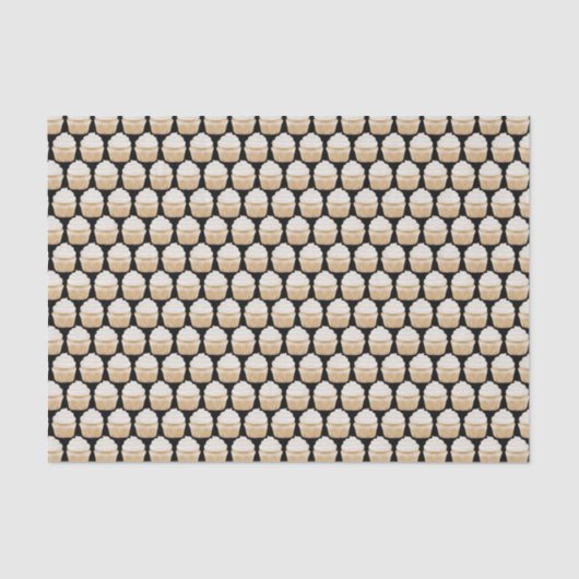 Vanilla Cupcakes Tissue Paper Seidenpapier (Vorderseite)