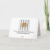 Vanilla Custard Day Rezept Funny Dankeskarte (Rückseite)