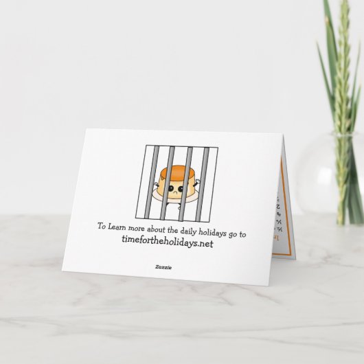 Vanilla Custard Day Rezept Funny Dankeskarte (Rückseite)