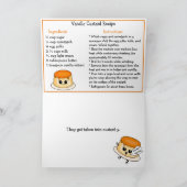 Vanilla Custard Day Rezept Funny Dankeskarte (Innenseite)