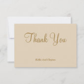 Vanilla danke Ihnen Karten (Vorderseite)