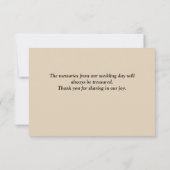 Vanilla danke Ihnen Karten (Rückseite)