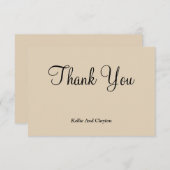 Vanilla danke Ihnen Karten (Vorne/Hinten)