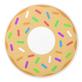 Vanilla Donut Keramikknauf