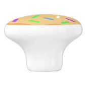 Vanilla Donut Keramikknauf (Seitenansicht)