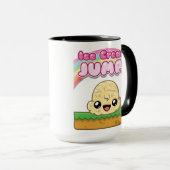 Vanilla-Eisportion mit Eiscreme-Sprung-Text Tasse (VorderseiteRechts)