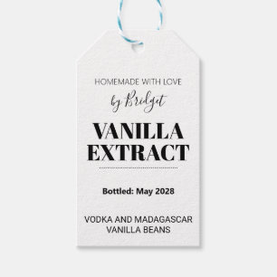 Vanilla Extract-Geschenk-Tag 001 Geschenkanhänger
