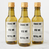 Vanilla Extract Label - bourbon VE-002_05b Weinetikett (Flaschen)