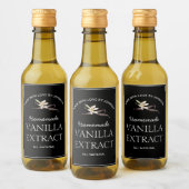 Vanilla Extract Label Weinetikett (Flaschen)