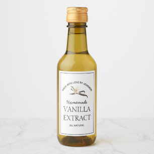 Vanilla Extract Label Weinetikett