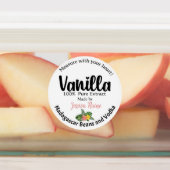 Vanilla Extract Labels, Madagaskarbohne Etiketten (Befestigt)