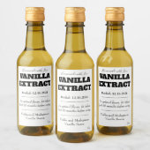 Vanilla Extract Modern Label Sticker ASOv1tr Weinetikett (Flaschen)