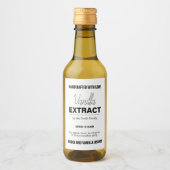 Vanilla Extract Modern Label Sticker VLL1rt Weinetikett (Vorderseite)