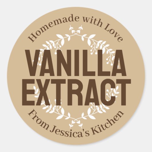 Vanilla Extract Sticker VE035_01rdv1 (Vorderseite)