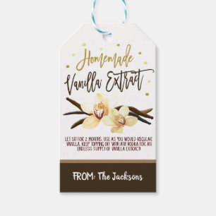 Vanilla Extract-Tag Geschenkanhänger