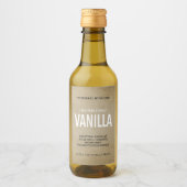 Vanilla Extract VE006_04wn Weinetikett (Vorderseite)