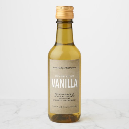 Vanilla Extract VE006_04wn Weinetikett (Vorderseite)