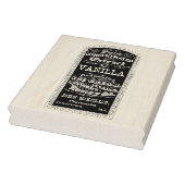 Vanilla Extract - Vintage Apotheke Gummistempel (Stempel)