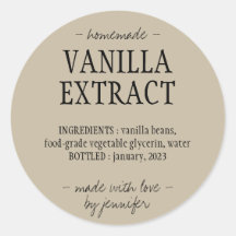 Vanilla Extrahieren Flasche Hausgemachte Getränke 