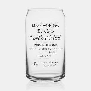 Vanilla Extrakt hausgemacht Zutaten Gewicht de Dosenglas