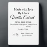 Vanilla Extrakt hausgemacht Zutaten Gewicht de Fotoplatte<br><div class="desc">Entwurf</div>