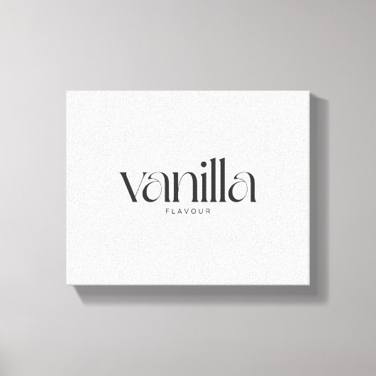 Vanilla Flavor Leinwanddruck (Vorderseite)