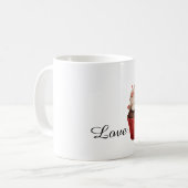 Vanilla Frosting Hearts Chocolate Cupcake Kaffeetasse (Vorderseite Links)