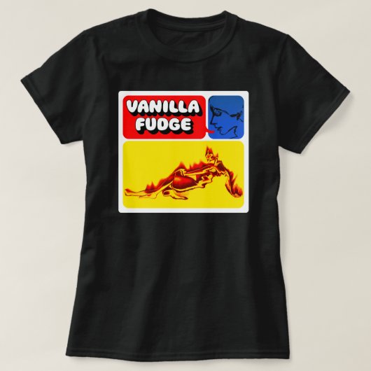 Vanilla Fudge Shirt, Aufkleber, Maske Classic T Sh T-Shirt (Design vorne)