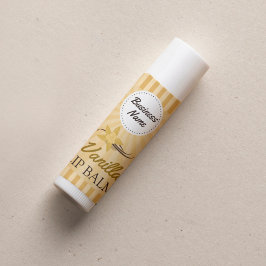 Vanilla Gold - Lip Balm Label - 1,25" Square Quadratischer Aufkleber