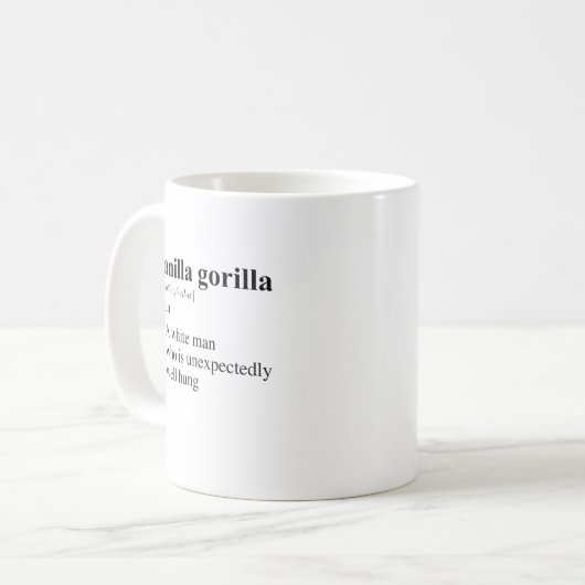 VANILLA GORILLA KAFFEETASSE (Vorderseite Links)