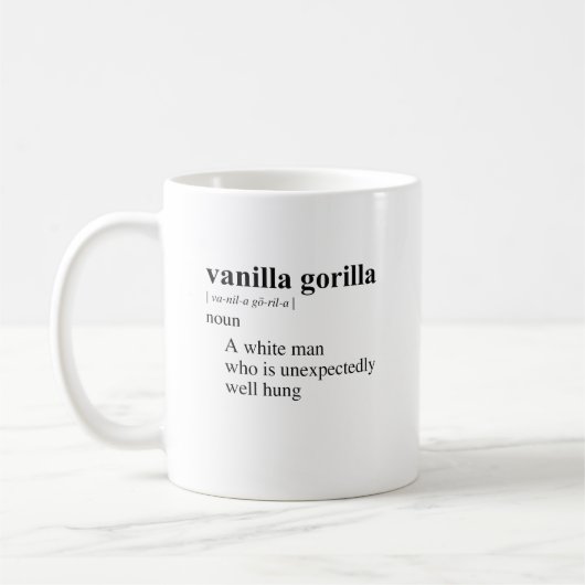 VANILLA GORILLA KAFFEETASSE (Links)
