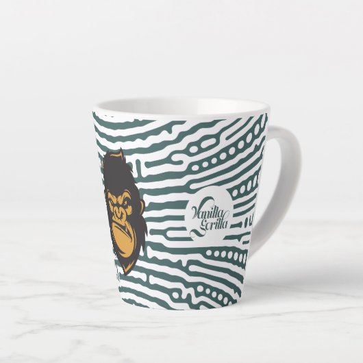 Vanilla Gorilla Kleine Keramik Tasse (Rechte Ecke)