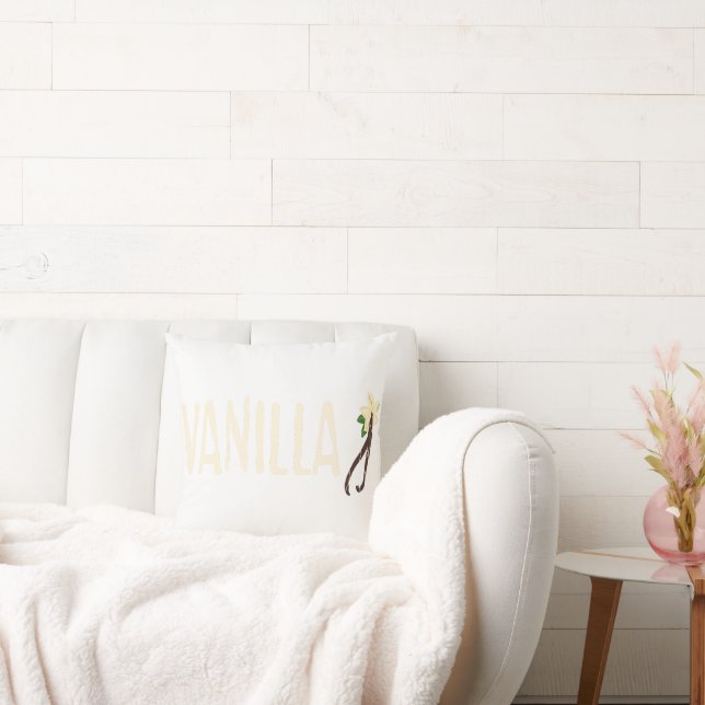Vanilla-Grafik Kissen (Liege)