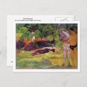 Vanilla Grove von Paul Gauguin Postkarte (Vorne/Hinten)
