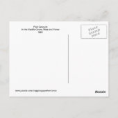 Vanilla Grove von Paul Gauguin Postkarte (Rückseite)