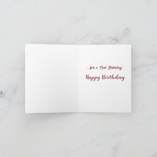 Vanilla Ice Creme Karte (Innenseite)