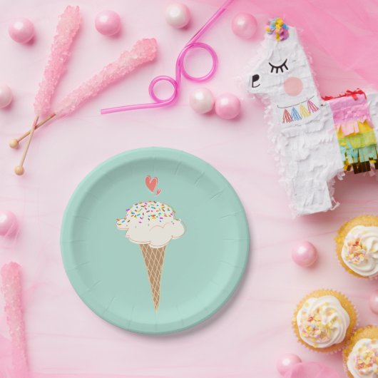 Vanilla Ice Pappteller (Party)