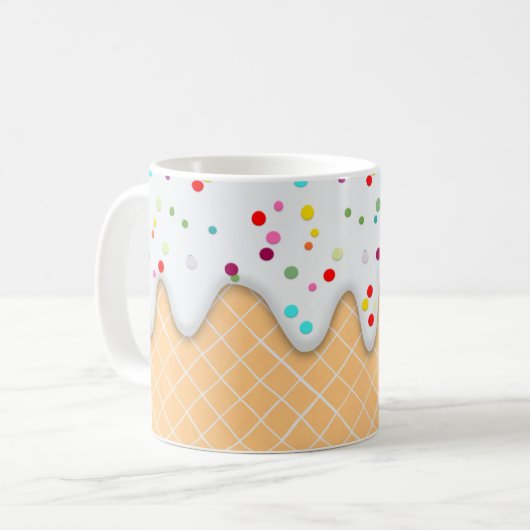 Vanilla Ice Tropfen Kaffeetasse (Vorderseite Links)