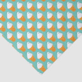 Vanilla Icesahnekegel-Muster Seidenpapier (Ausschnitt)